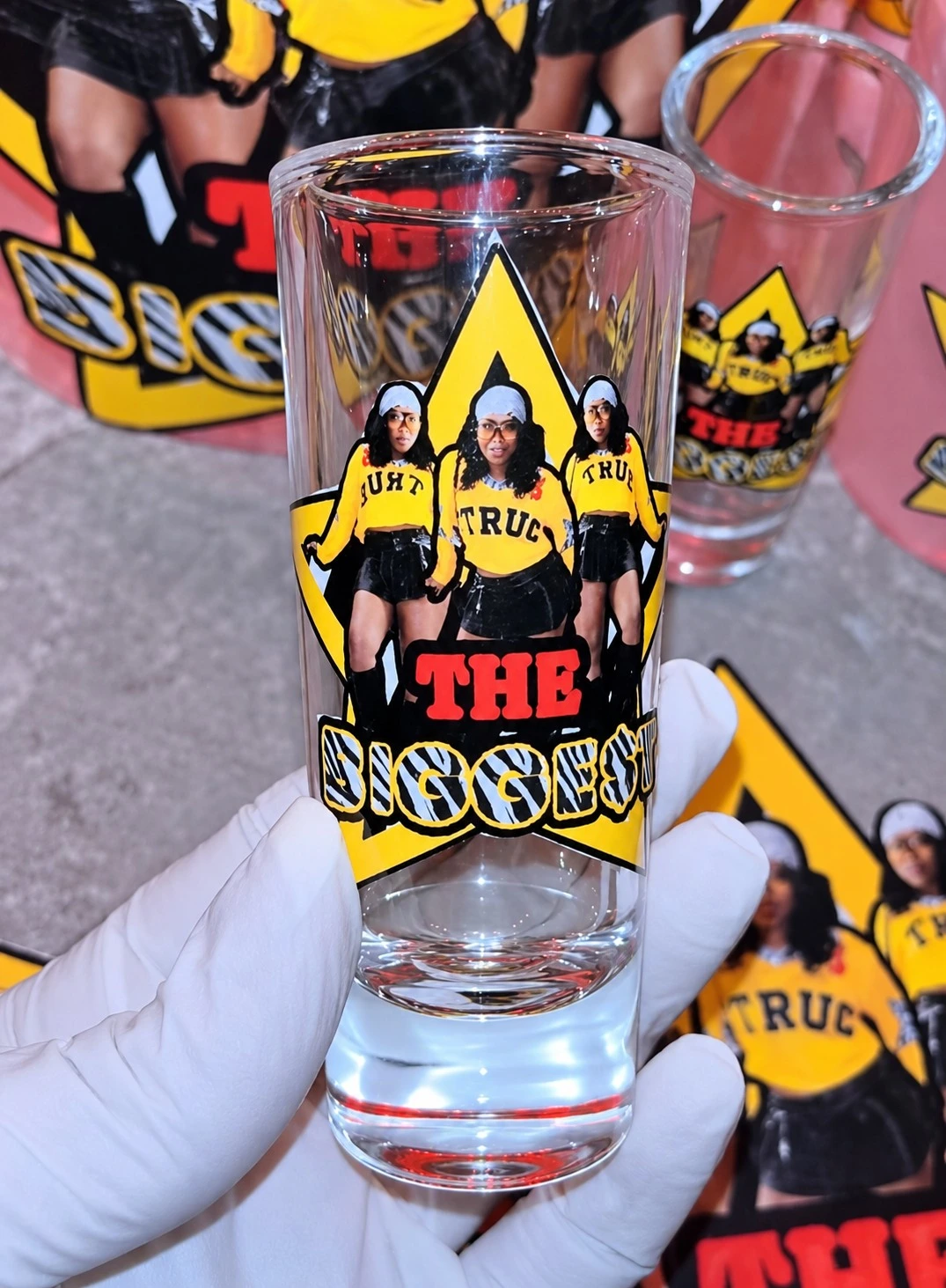 Custom birthday shot glass