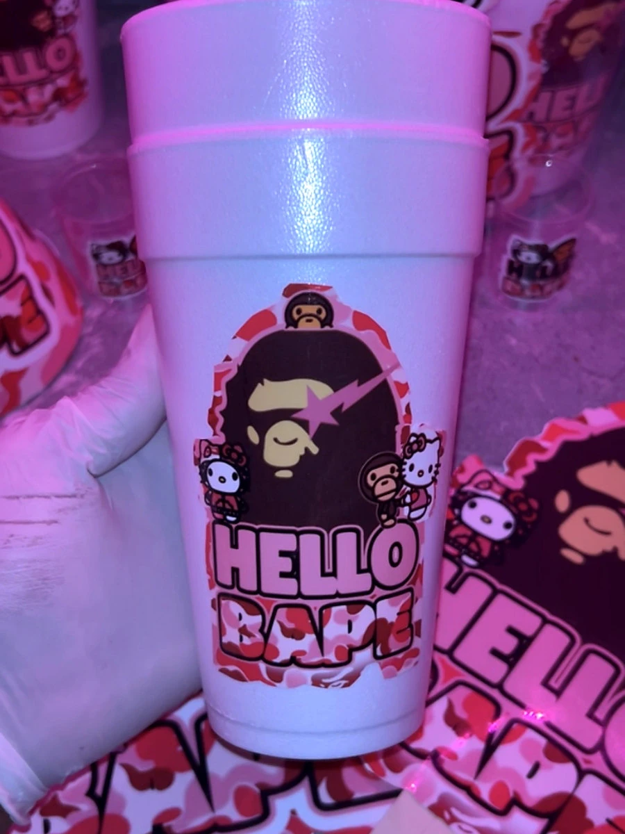 Hello Bape custom cup