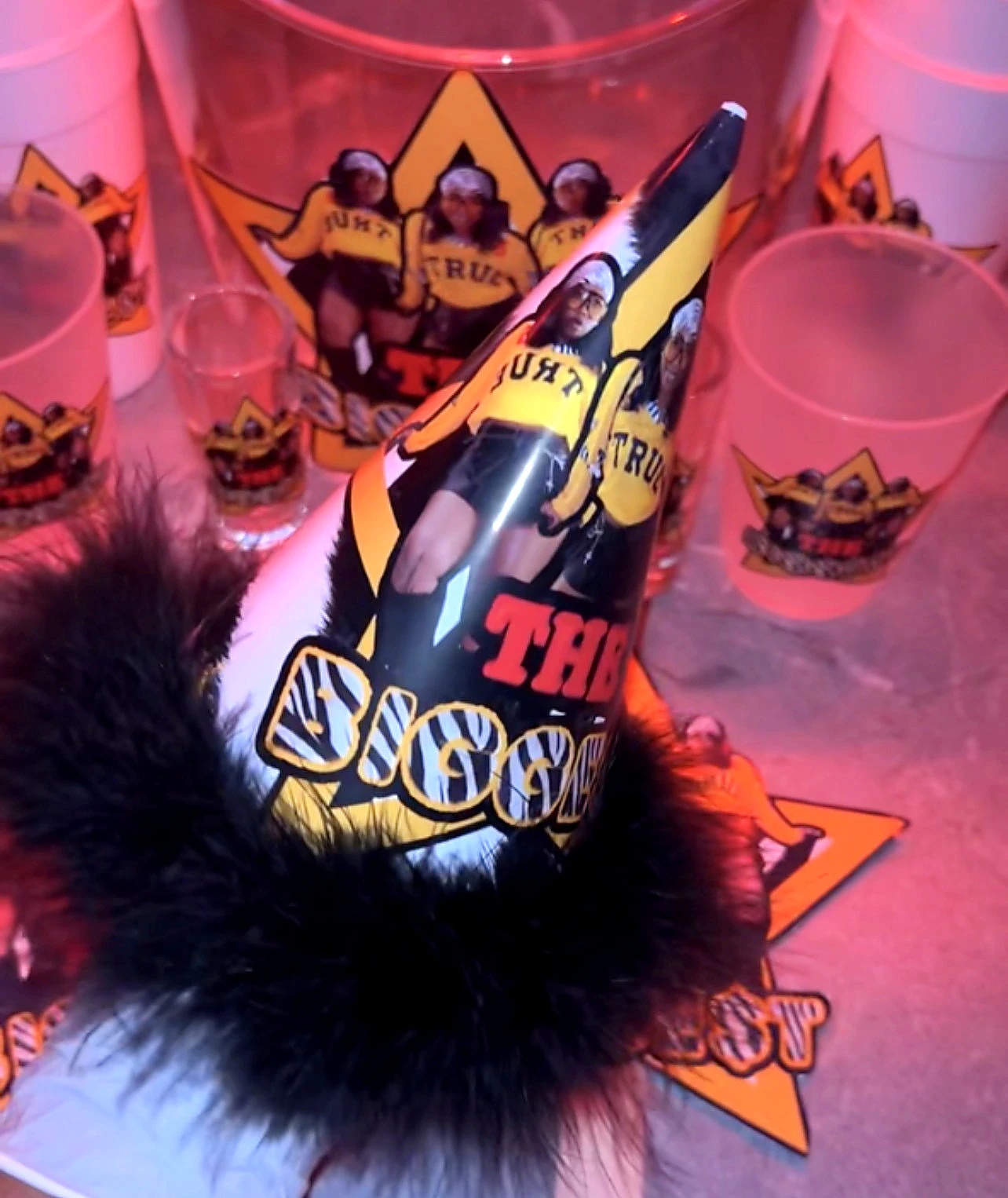 Custom party cup and matching items